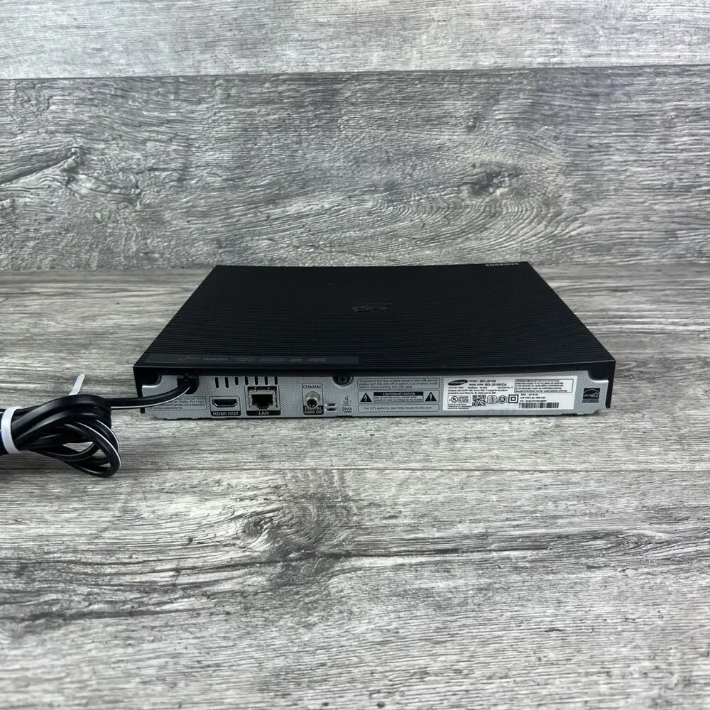 Samsung BD-J5100 Blu-ray Player Black (No Remote) Tested & Working